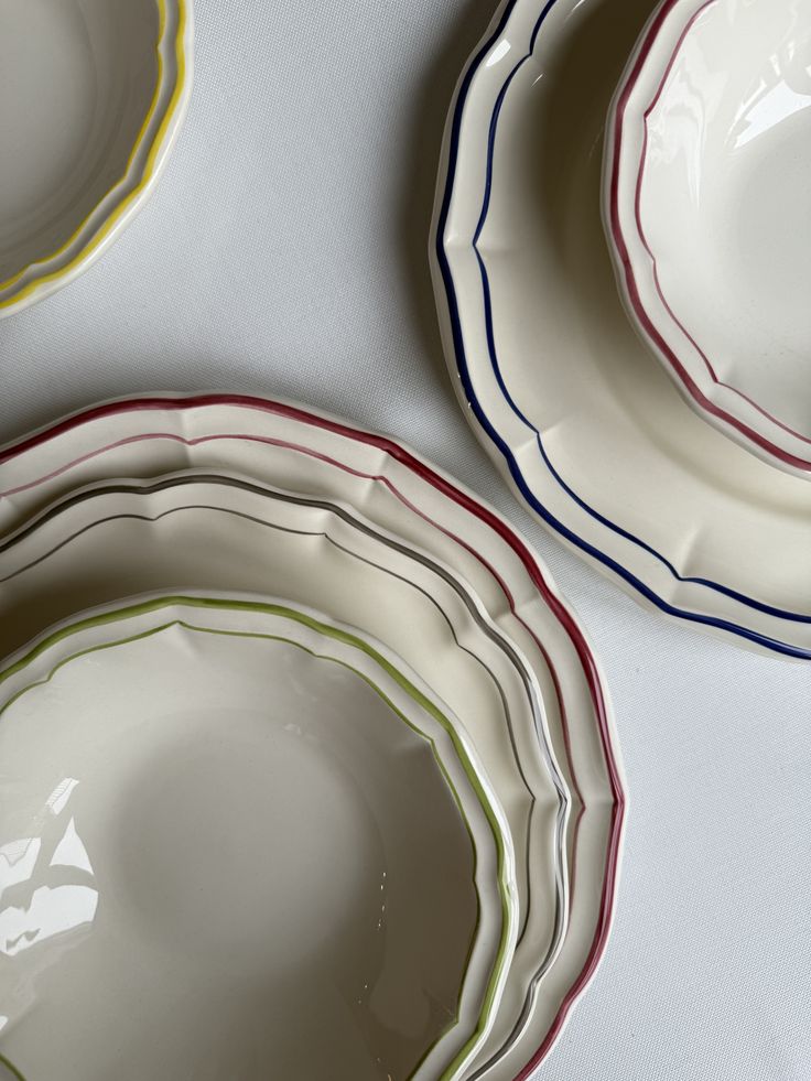 Decorative plates styled for a shared meal